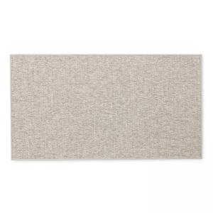 Alfombra rectangular para exteriores de 80 x 150 cm en gris