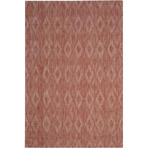 Alfombra rojo/rojo 160 x 231 cm
