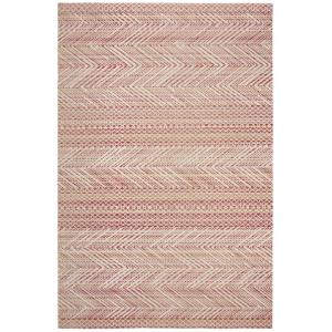 Alfombra rosa/multi 155 x 229 cm