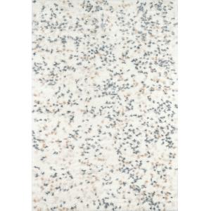 Alfombra shaggy con confeti gris y beige - 120x160 cm