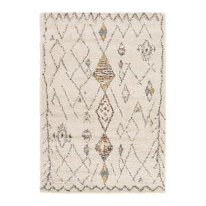 Alfombra shaggy gruesa y cómoda beige 200 x 290  cm