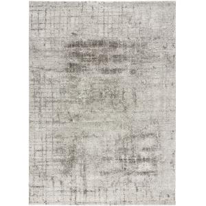 Alfombra suave de diseño abstracto en plata, 160X230 cm