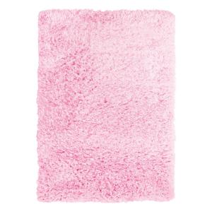 Alfombra suave de piel sintética rosa 197x290