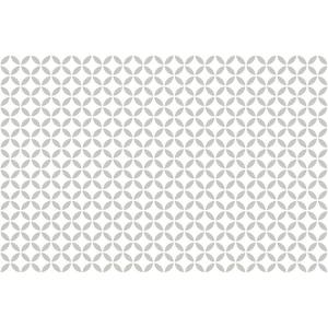 Alfombra vinílica motivos gris 196x130cm