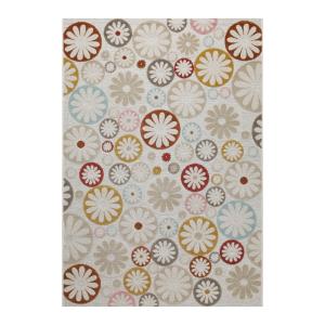 Alfombra vintage floral pastel para interiores y exteriores…