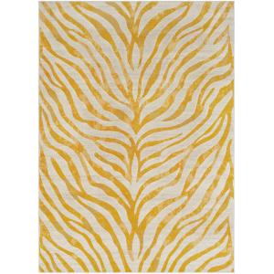 Alfombra zebra bohemia amarillo/beige 160x220