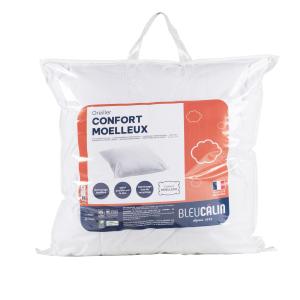 Almohada de firmeza media de poliéster reciclado blanco 60x…
