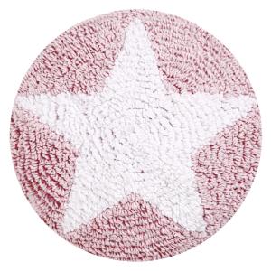 Almohada infantil, funda de algodón lavable 30x30 cm - rosa