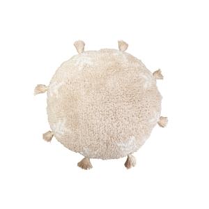 Almohada infantil, funda de algodón lavable ø 35 cm - albar…