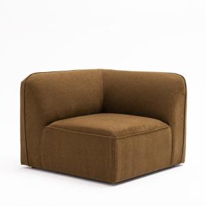 Ángulo reversible para sofá modular de tela - bronce