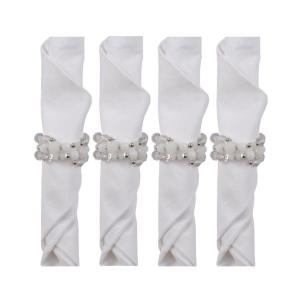 Anillos de servilleta pulsera - set de 4