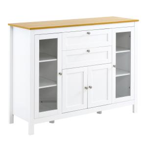 Aparador de cocina 120x40x90 cm blanco