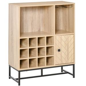 Aparador de cocina 76x35x97 cm madera natural