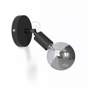 Aplique con articulación orientable negro