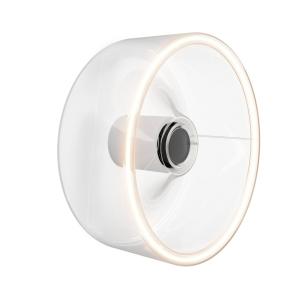 Aplique con bombilla ghost transparente