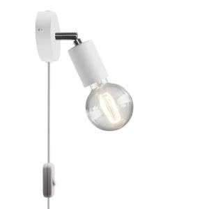 Aplique con clavija y articulación giratoria de metal blanc…