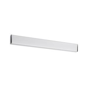 Aplique de baño led en metal cromo blanco 60cm