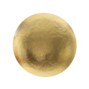 Aplique de metal dorado cm ø 26x13