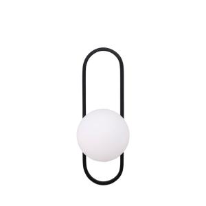 Aplique de pared de metal - negro