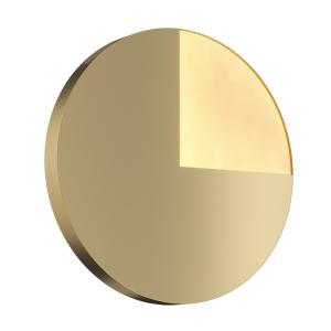 Aplique de pared led 10w moderno y elegante circular dorado…