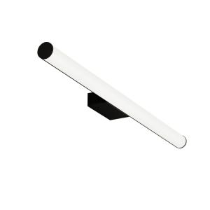 Aplique de pared LED para baño 18W en color negro