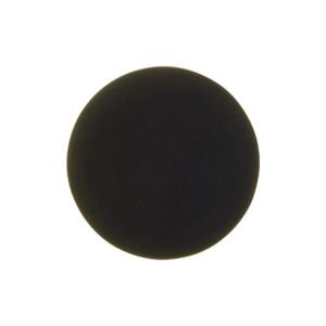 Aplique de pared negro con luz trasera led 9w ø200mm