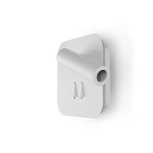 Aplique de pared orientable led en color blanco