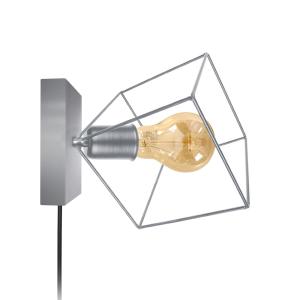 Aplique de pared  tosel ,metal,aluminio ,a37xd35xp35cm