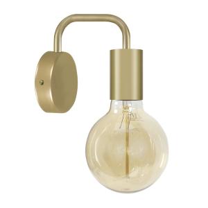 Aplique de pared  tosel , metal ,dorado ,a22xd16xp16cm