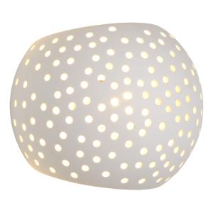 Aplique en yeso blanco 13cm