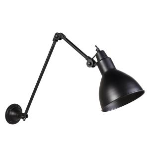 Aplique industrial negro ajustable