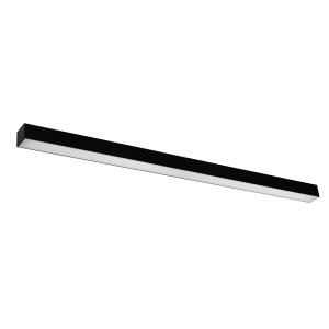 Aplique lineal en aluminio, negro l: 118cm