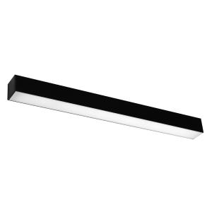 Aplique lineal en aluminio, negro l: 67cm