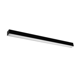 Aplique lineal en aluminio, negro l: 90cm