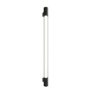 Aplique lineal en métal, negro l: 95cm