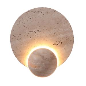 Aplique metal y piedra  26 cm