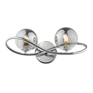 Aplique metal y vidrio  37,5 cm