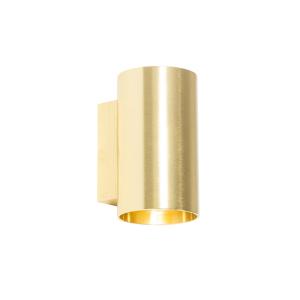 Aplique moderno dorado redondo
