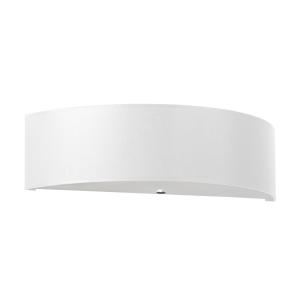 Aplique semicircular en tela, blanco l: 45cm