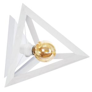 Aplique tosel ,madera,blanco,a16xd25xp25cm