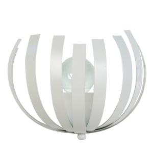 Aplique tosel ,metal,blanco ,a12xd20xp25cm