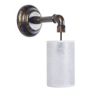 Aplique tosel ,metal,negro , a 26xd14x p 17cm