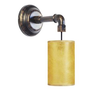 Aplique tosel ,metal,negro , a26xd14xp 17cm