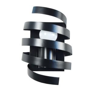 Aplique tosel ,metal,negro ,a9,5xd27xp17cm
