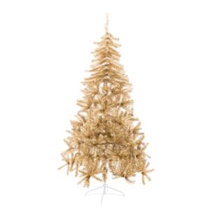 Árbol de Navidad artificial con 860 ramas doradas de PVC y…