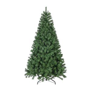 Árbol de Navidad artificial de PVC verde y metal Alt. 180 c…