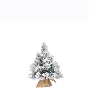 Árbol de navidad artificial efecto escarcha en bolsa de yut…