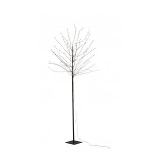 árbol desnudo led metal negro Alt. 180 cm