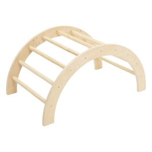 Arco de escalada madera marrón 41x81x50 cm