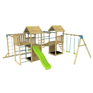 Área de juegos madera marrón FSC®